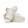 Sandalias Planas Mujer Birkenstock Arizona Big Buckle Eva Beig