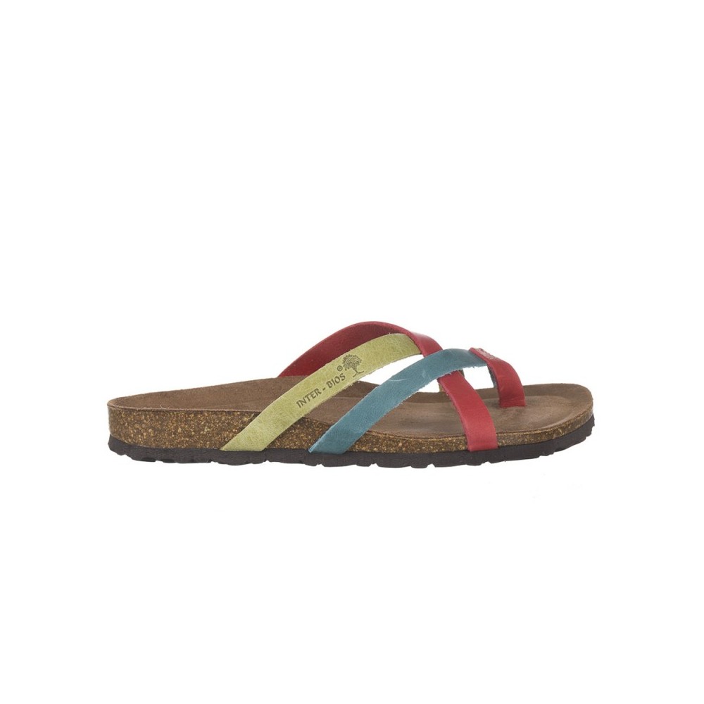 Sandalias Planas Mujer Inter-Bios 7113 Colores