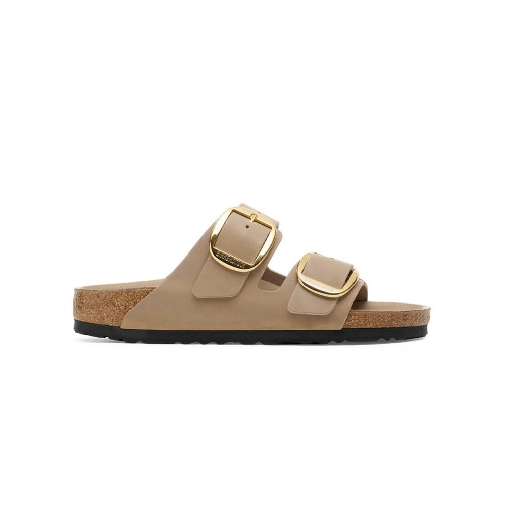 Sandalias Bio Mujer Birkenstock Arizona Big Buckle Taupe