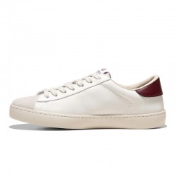 Sneakers Mujer Victoria Berlín Piel & Serraje Burdeos