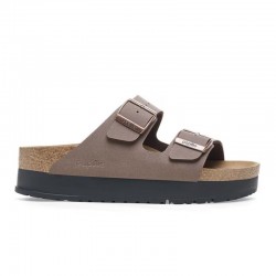Sandalias Planas Mujer Birkenstock Arizona Flex Taupe