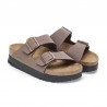 Sandalias Planas Mujer Birkenstock Arizona Flex Taupe