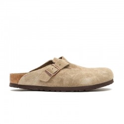 Zuecos Mujer Birkenstock Boston Leve Beig
