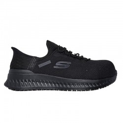 Zapatos de Segurid Mujer Skechers Slip-Ins Work Negro