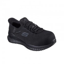 Zapatos de Segurid Mujer Skechers Slip-Ins Work Negro