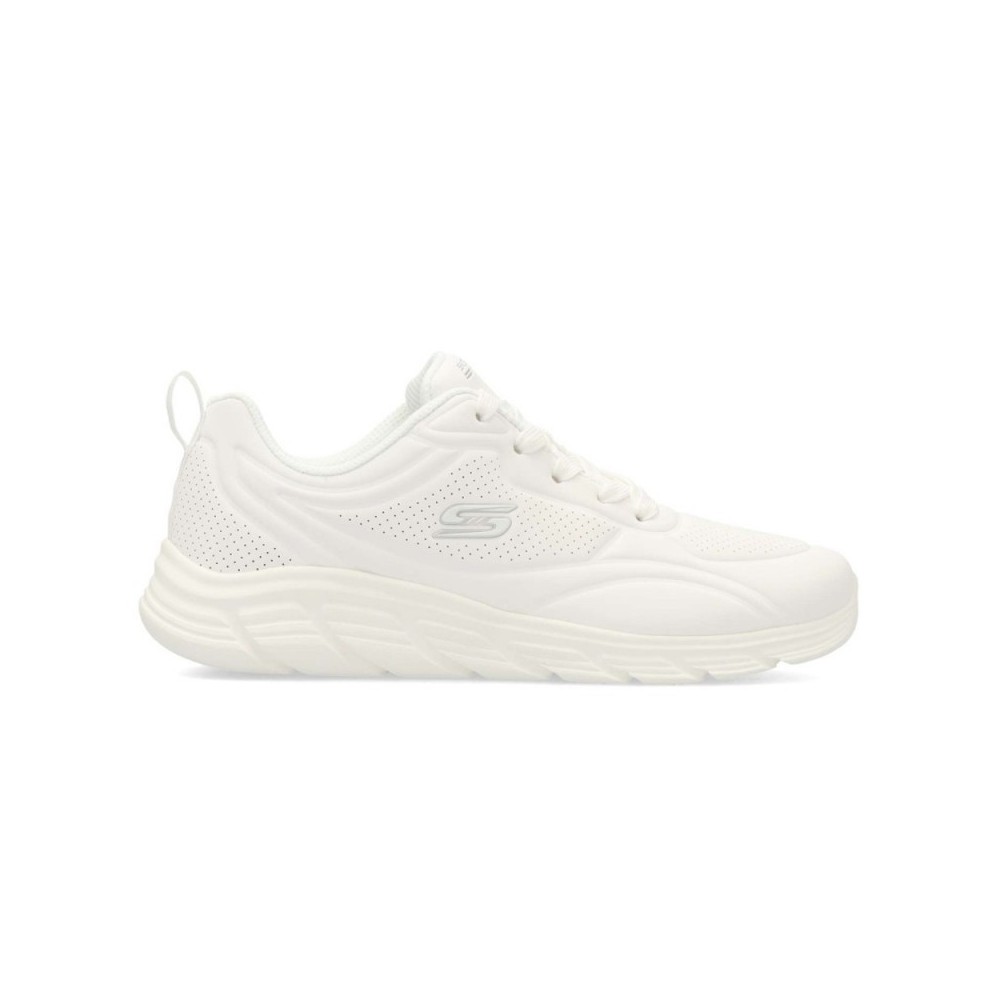 Sneakers Mujer Skechers 117715 Blanco-Blanco