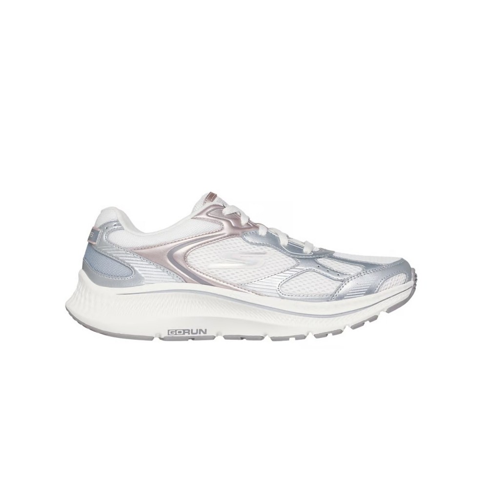 Sneakers Mujer Skechers Go Run Consistent 2.0 - Volt Blanco-Plata