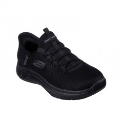 Sneakers Mujer Skechers Slip-Ins Work: Summir Negro-Negro