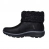 Botines Planos Mujer Skechers Slip-Ins Relaxed Fit Negro