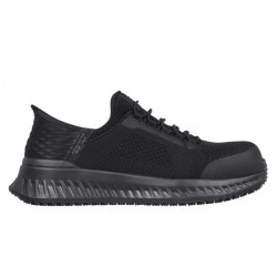 Zapatos de Segurid Hombre Skechers Slip-Ins Work Negro-Negro