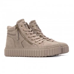 Botines Planos Mujer Refresh 172891 Beig