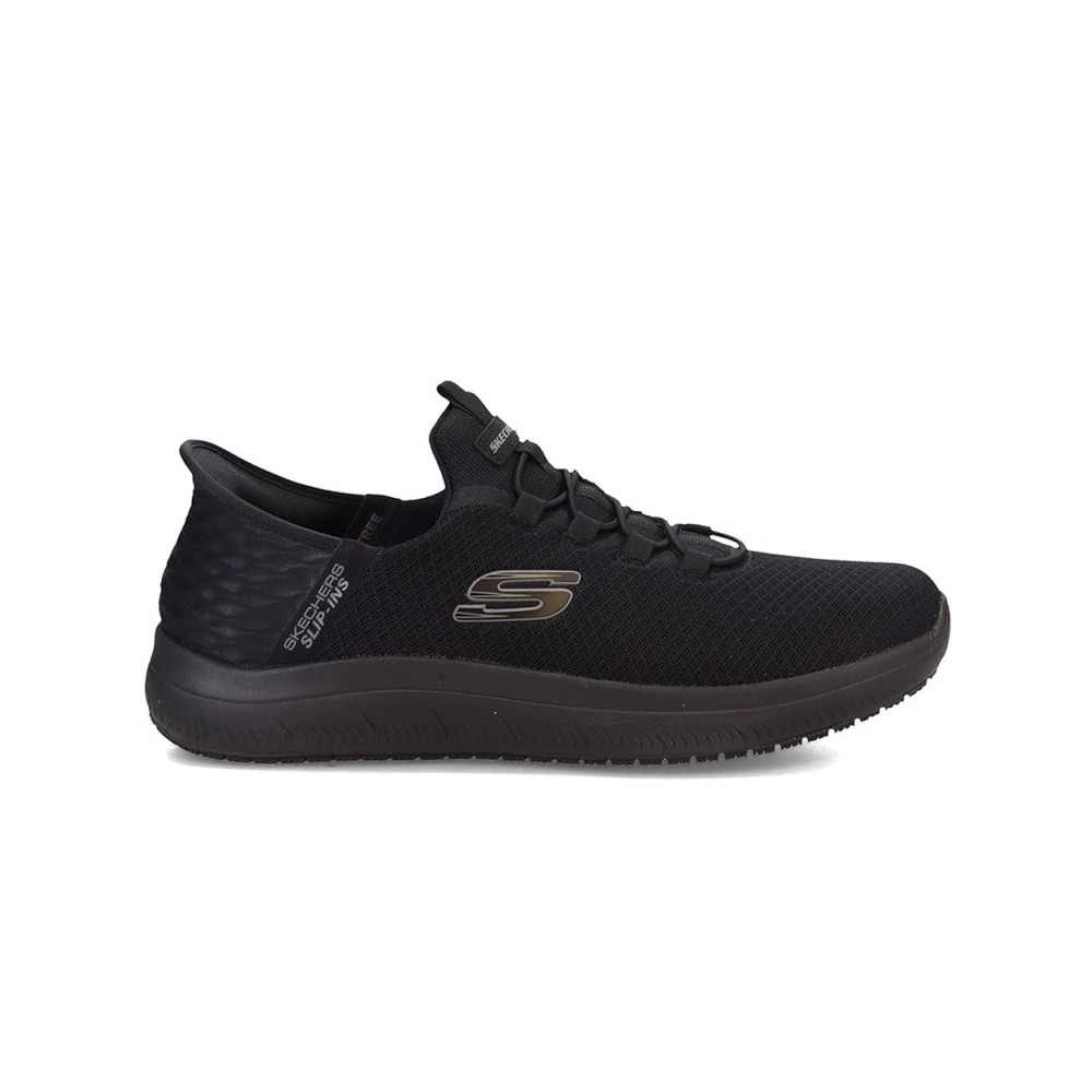 Sneakers Hombre Skechers Slip-Ins Work: Summin Negro-Negro