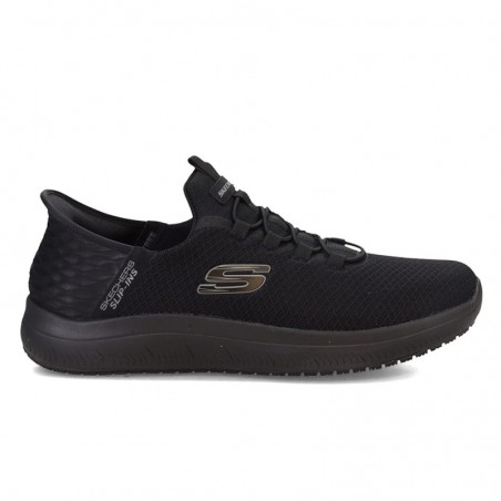 Sneakers Hombre Skechers Slip-Ins Work: Summin Negro-Negro