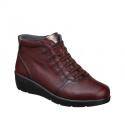 Botines Planos Mujer Laura Azaña 26847 Rojo