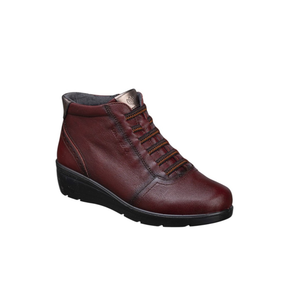 Botines Planos Mujer Laura Azaña 26847 Rojo
