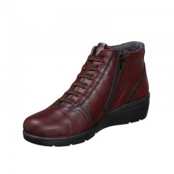 Botines Planos Mujer Laura Azaña 26847 Rojo
