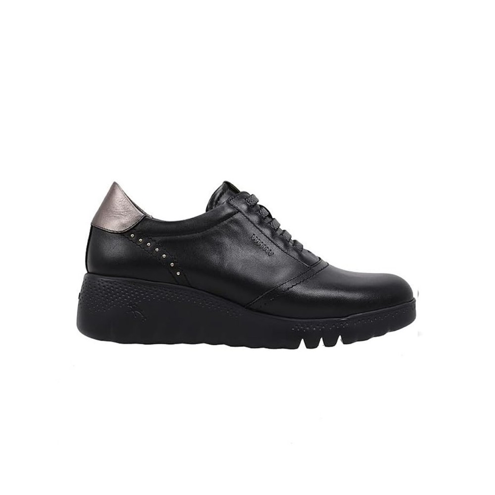 Zapatos Casual Mujer Fluchos Live F2096 Negro