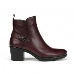 Botines de Tacón Mujer Fluchos Nydia F1798 Burdeos