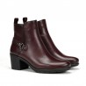 Botines de Tacón Mujer Fluchos Nydia F1798 Burdeos
