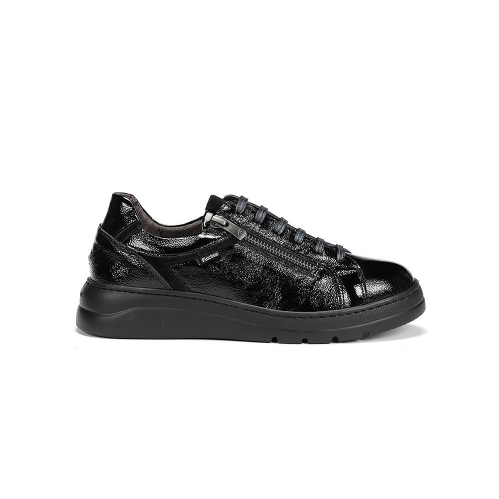Zapatos Casual Mujer Fluchos F1666 Negro