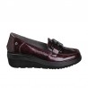 Mocasines Mujer Zapp 585 Burdeos