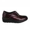 Zapatos Casual Mujer Zapp 586 Burdeos