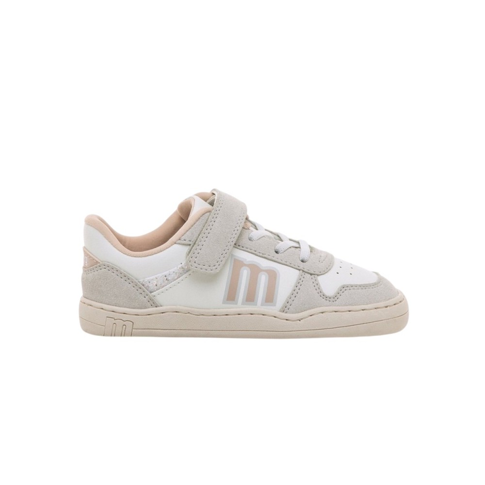 Barefoot Niña Mustang 49313 Blanco-Beig