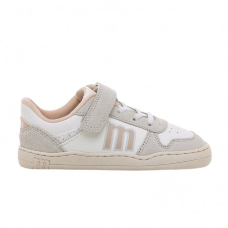 Barefoot Niña Mustang 49313 Blanco-Beig