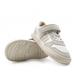 Barefoot Niña Mustang 49313 Blanco-Beig
