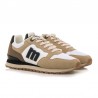 Sneakers Hombre Mustang 84711 Blanco-Beig