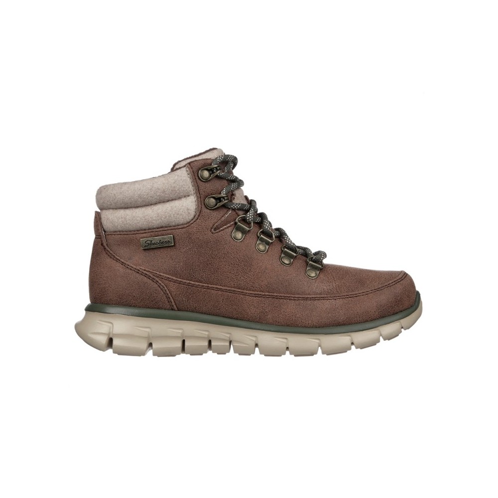 Botines Planos Mujer Skechers Synergy Marron