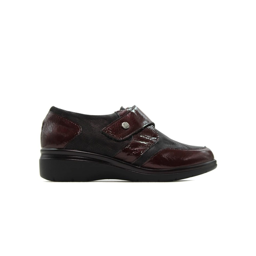 Zapatos Casual Mujer Pitillos 10721 Burdeos