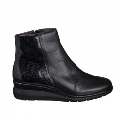 Botines Planos Mujer Pitillos 10736 Negro