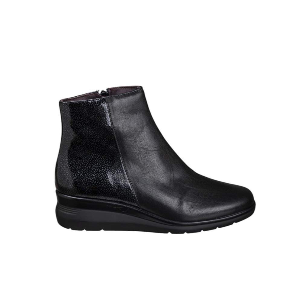 Botines Planos Mujer Pitillos 10736 Negro