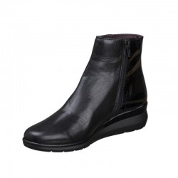 Botines Planos Mujer Pitillos 10736 Negro