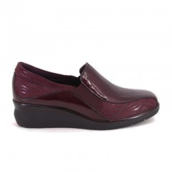 Zapatos Casual Mujer Pitillos 10730 Burdeos