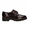 Zapatos Casual Mujer Pitillos 10771 Burdeos