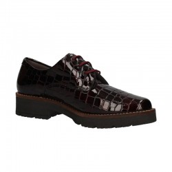 Zapatos Casual Mujer Pitillos 10771 Burdeos