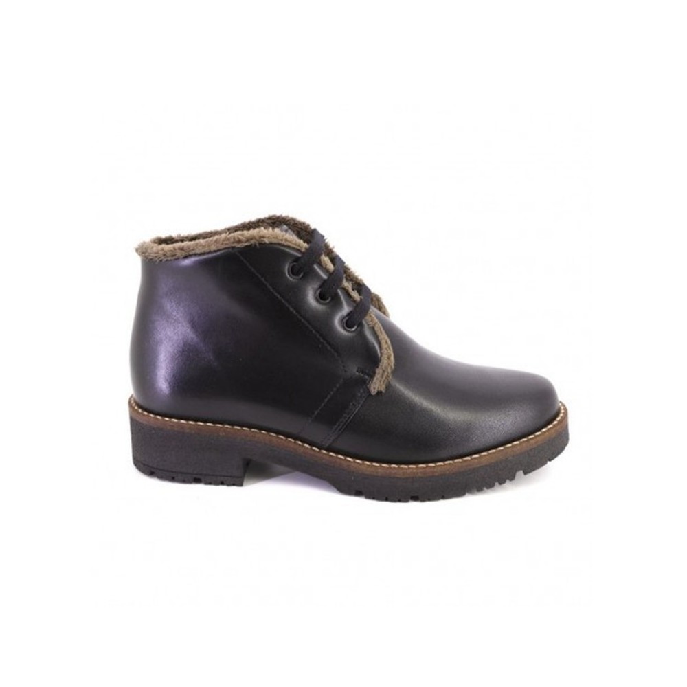 Botines Planos Mujer Pitillos 10777 Negro