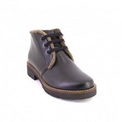 Botines Planos Mujer Pitillos 10777 Negro