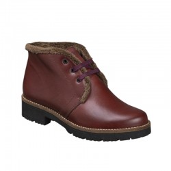 Botines Planos Mujer Pitillos 10777 Burdeos