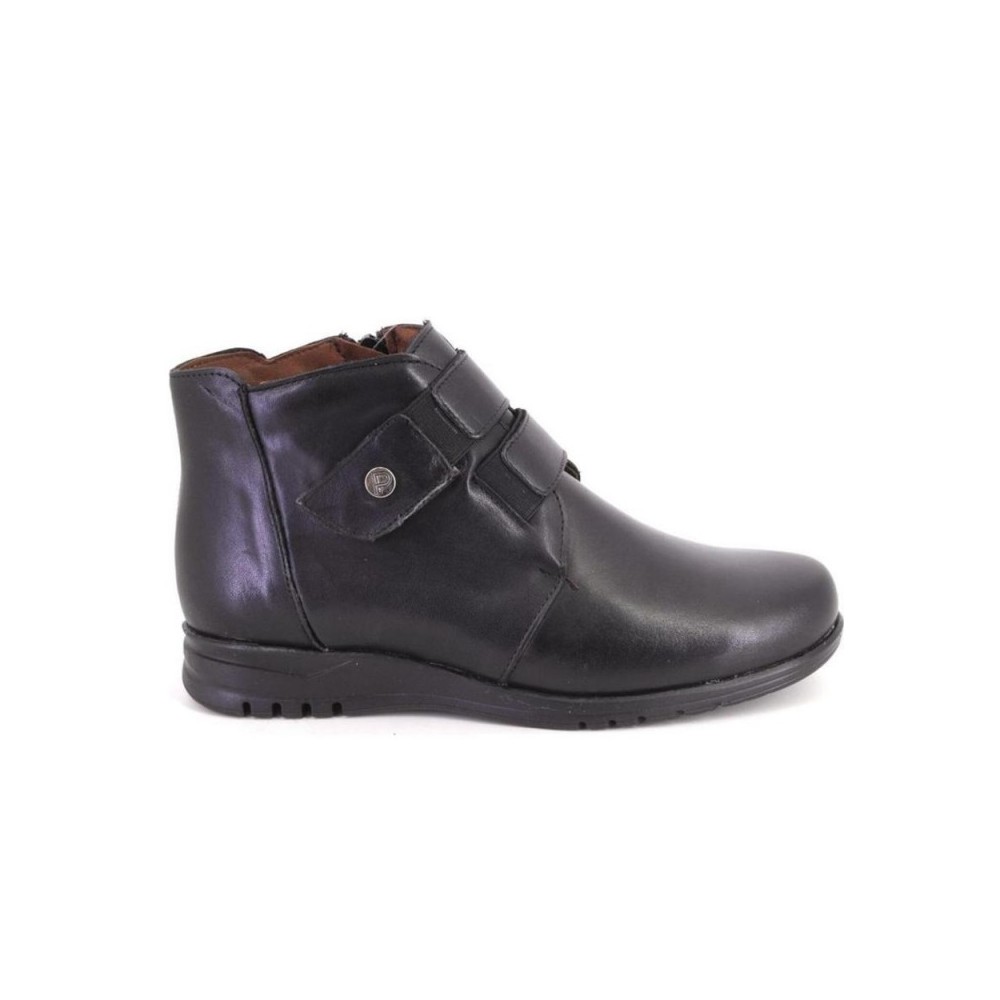 Botines Planos Mujer Pitillos 20203 Negro
