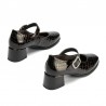 Zapatos de Tacón Mujer Pitillos 10821 Burdeos