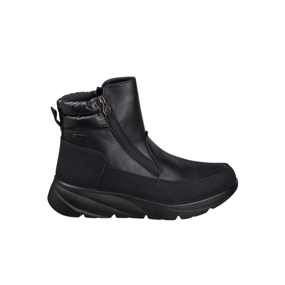 Botines Planos Mujer Zapp 610 Negro