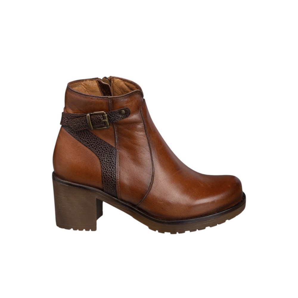 Botines de Tacón Mujer Zapp 40289 Cuero
