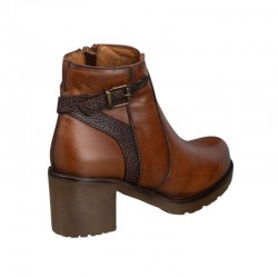 Botines de Tacón Mujer Zapp 40289 Cuero