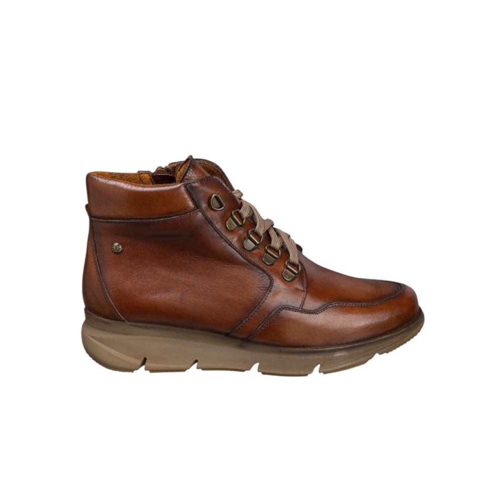 Botines Planos Mujer Zapp 22254 Cuero