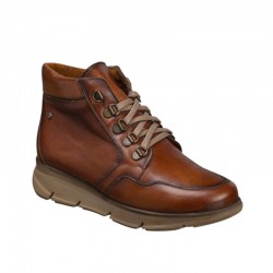 Botines Planos Mujer Zapp 22254 Cuero