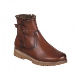 Botines Planos Mujer Zapp 22206 Cuero