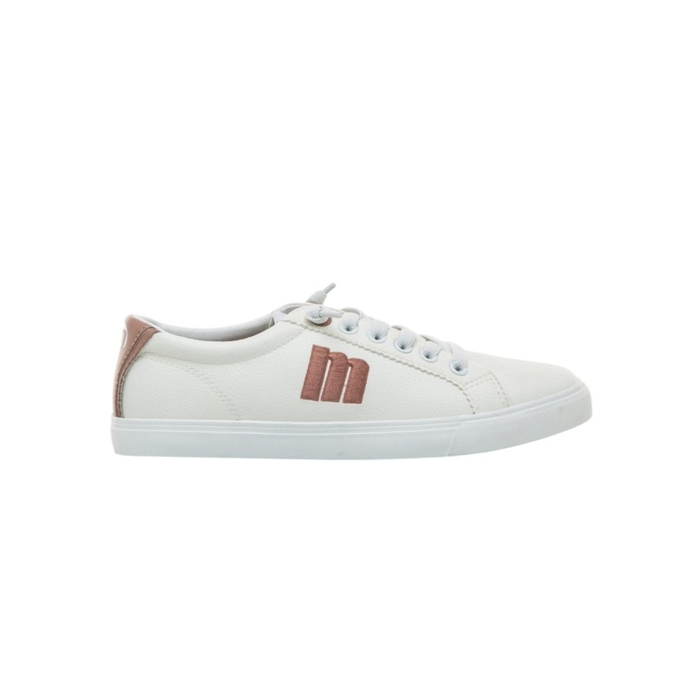 Sneakers Mujer Mustang 60615 Blanco-Rosa